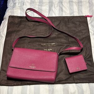Kate Spade Fuchsia Crossbody Bag